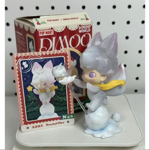 Dimoo World Snowball DIMOO Letters from Snowman Series SNOWBALL EFFECT – TOYSEZ