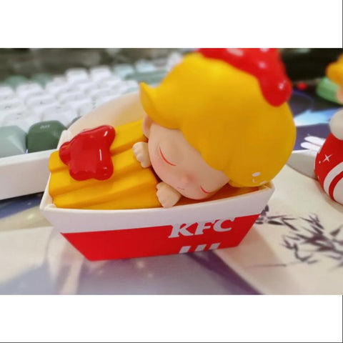 DIMOO Pop Mart DIMOO KFC China 35th Anniversary BUCKET Series Goodnight Fries