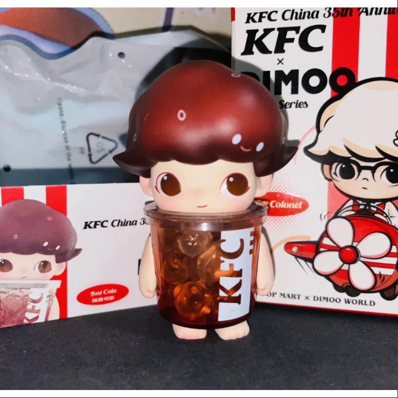 DIMOO Pop Mart DIMOO KFC China 35th Anniversary BUCKET Series Just Col ...