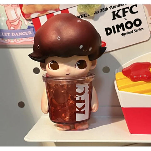 DIMOO Pop Mart DIMOO KFC China 35th Anniversary BUCKET Series Just Cola