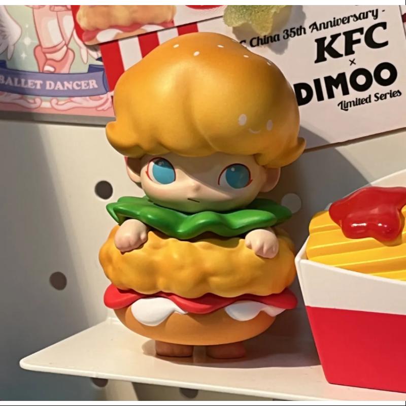 DIMOO Pop Mart DIMOO KFC China 35th Anniversary BUCKET Series Baby Burger