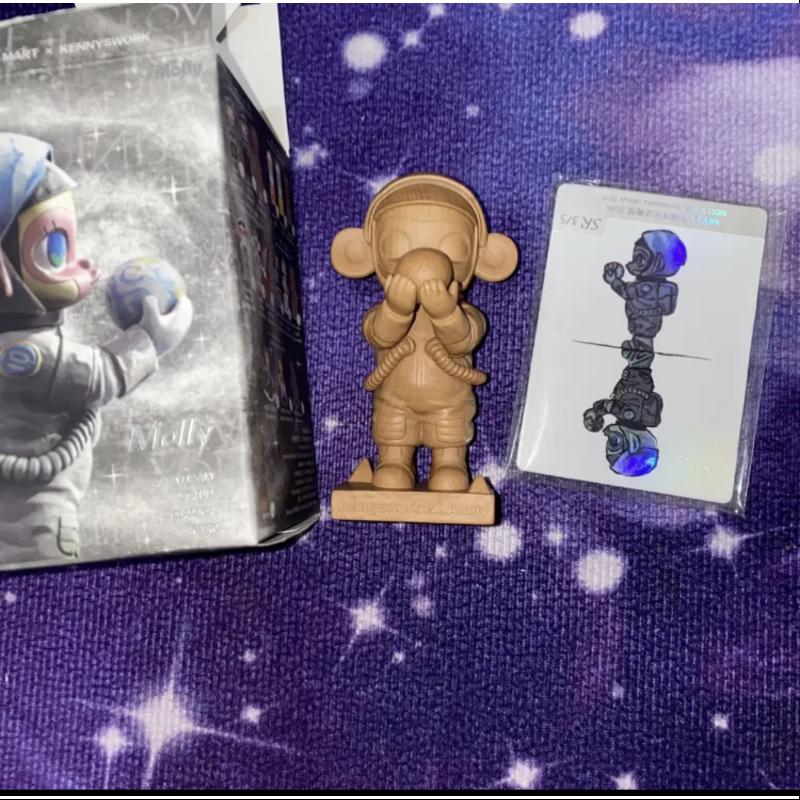 MOLLY Anniversary Statues Classical Retro Series Twinkle Twinkle Little Star(Wooden ver.)