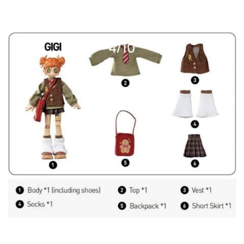 Peach Riot Winter Break 1/8 Action OOTD Series: GiGi (Confirmed Style)