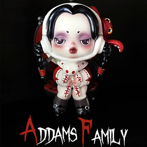 Skullpanda X The Addams Family Series Secret DEADPAN WEDNESDAY